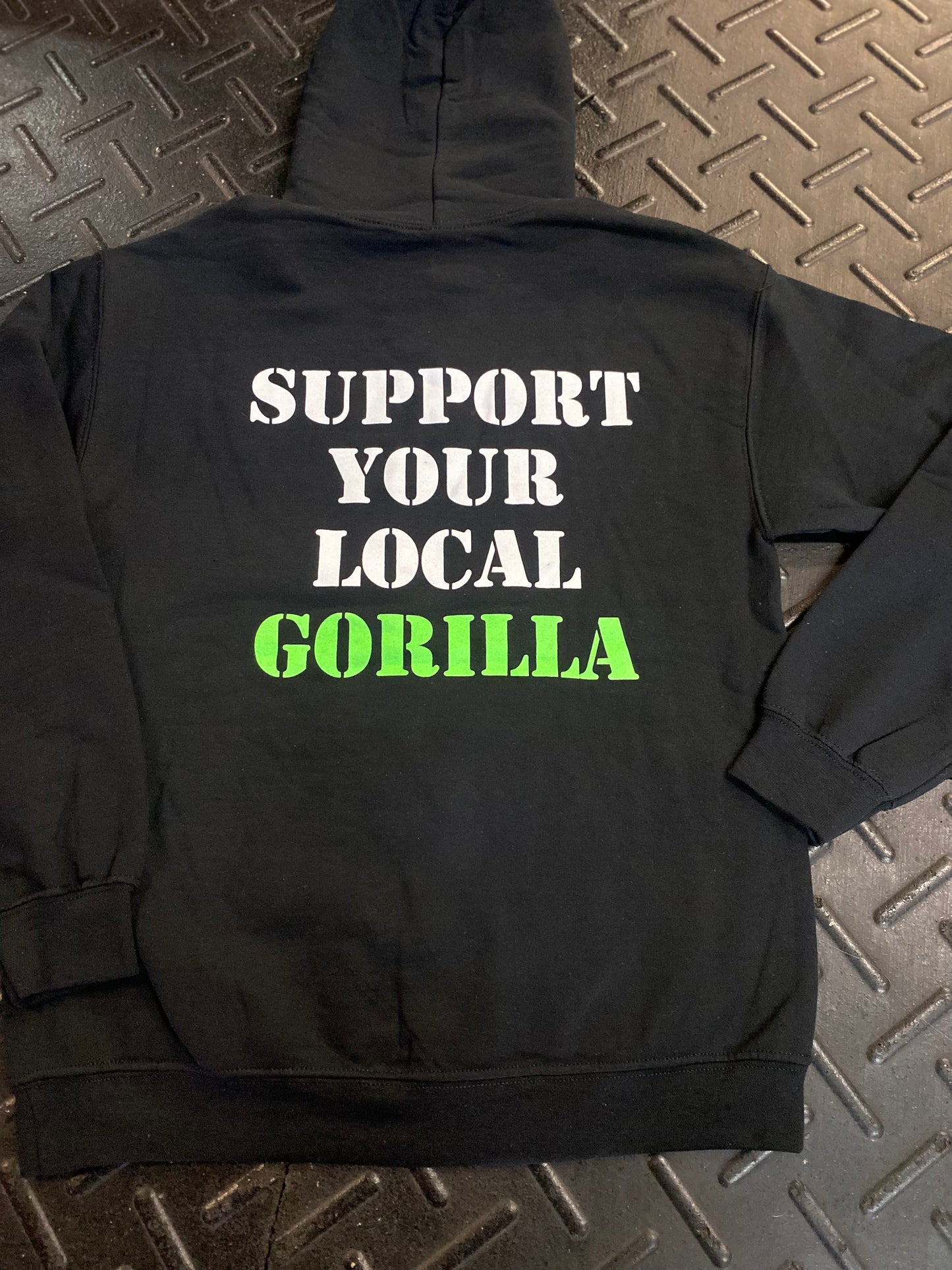 Support Your Local Gorilla Hoodie