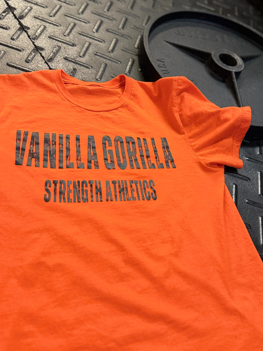 Distressed orange