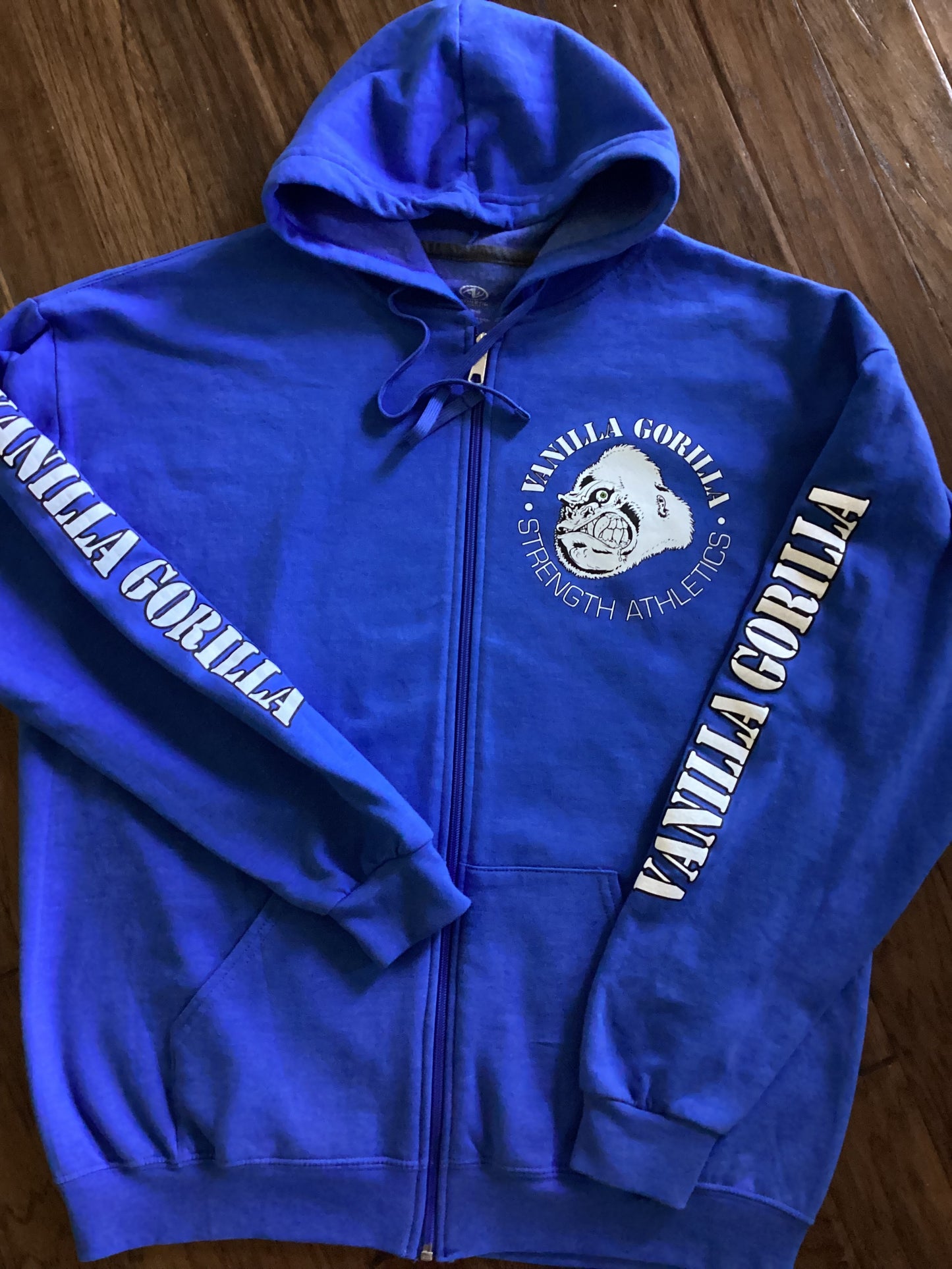 Blue Logo Zip Up