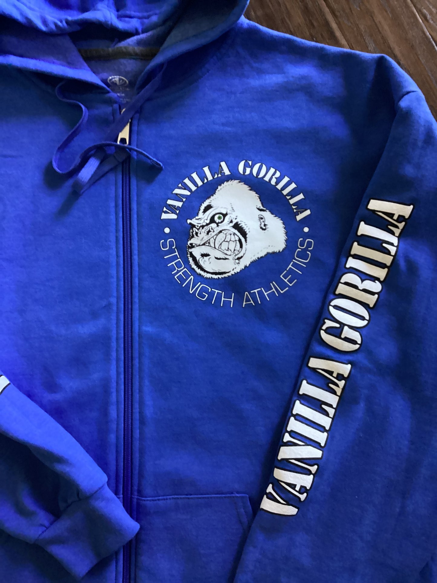 Blue Logo Zip Up