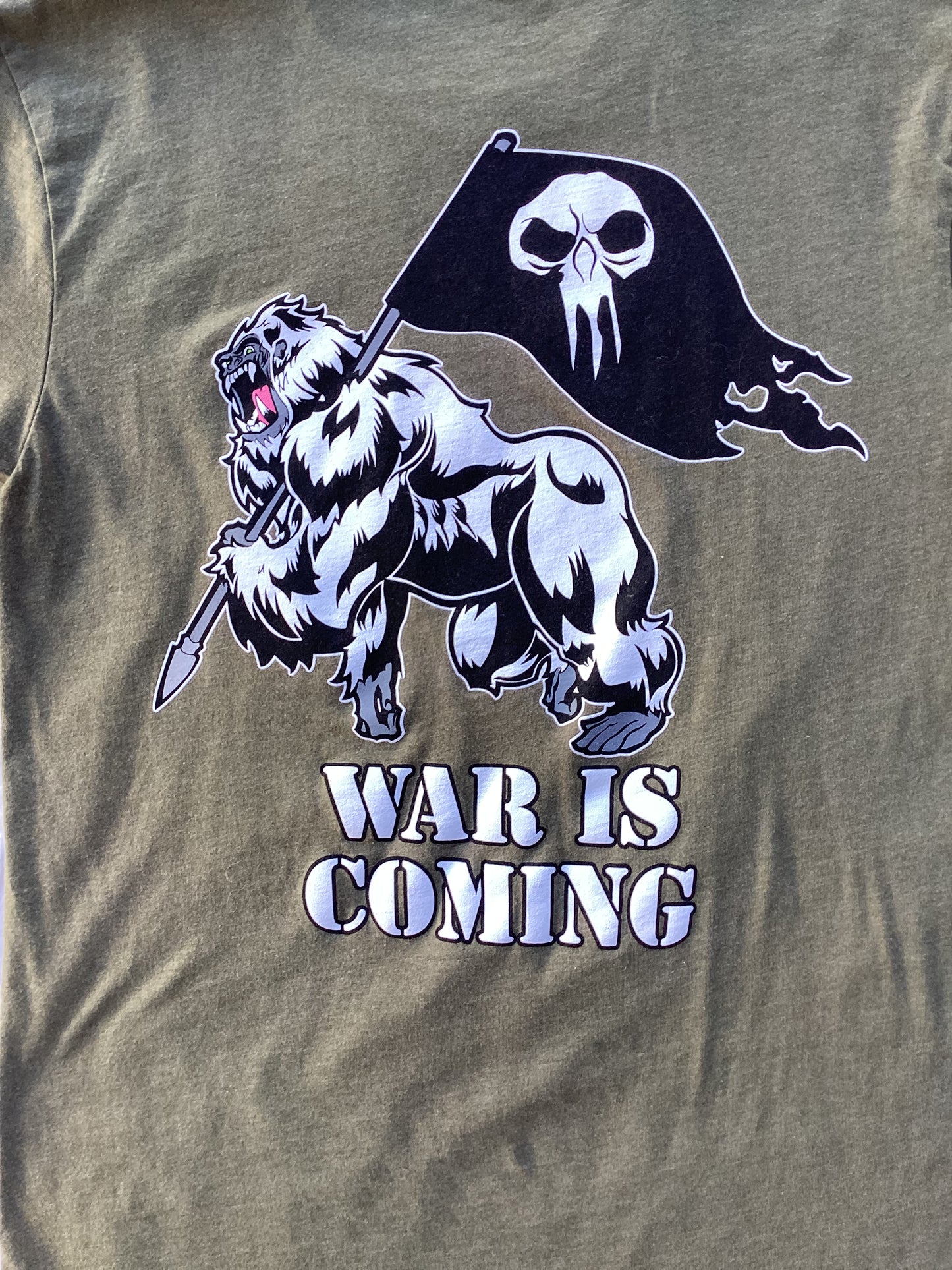 War Is Coming- Military Green